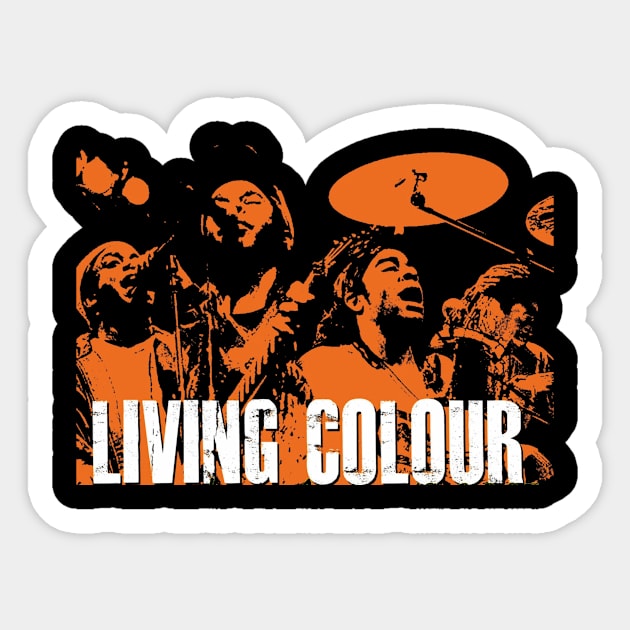 Living Colour 2 Sticker by Vidi MusiCartoon